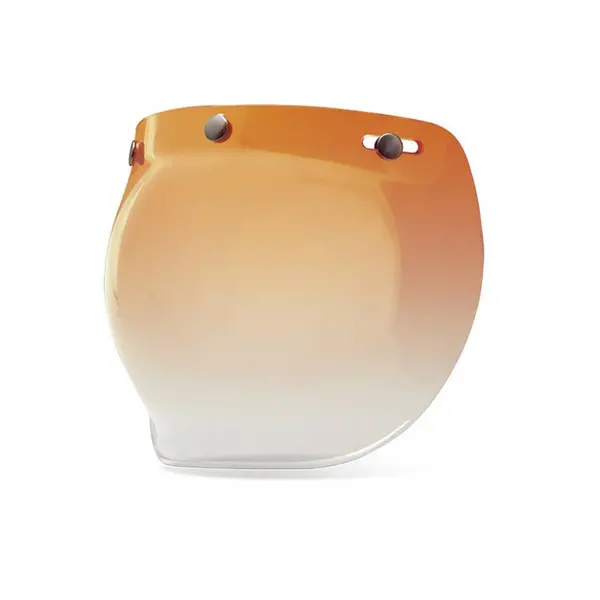 Image of Bell Custom 500 3-Snap Bubble Shield Gradient Orange Size