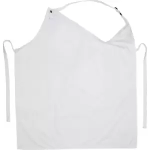 Image of Avenue Andria Asymmetric Apron (One Size) (White)