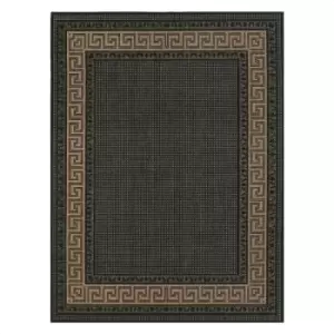 Image of Oriental Weavers Greek Key Flatweave Rug - 80 x 150cm - Grey