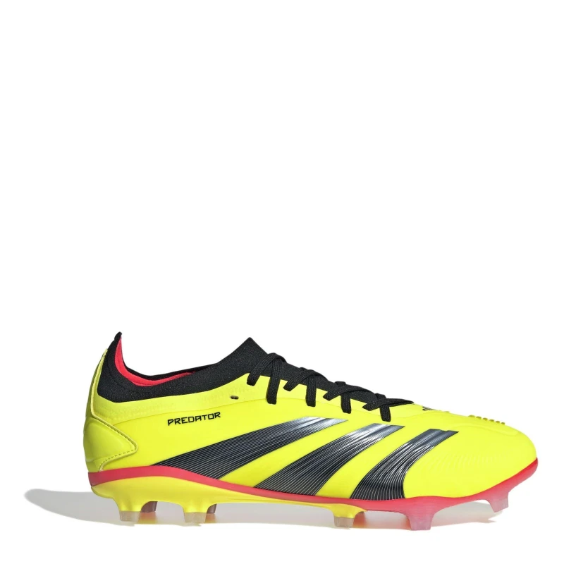 Image of adidas Predator 24 Pro Firm Ground Boots Yellow/Blk/Red male 6.5 (40)