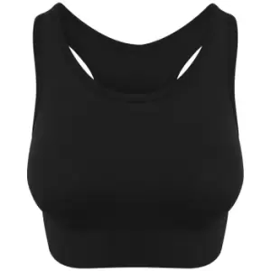 Image of AWDis Womens/Ladies Cool Seamless Crop Top (S) (Jet Black)