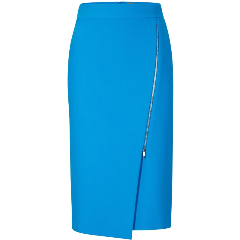 Image of Boss Womens A-Line Skirt Bright Blue female 4 (XXS)