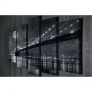 Image of BC001 Multicolor Decorative Canvas Painting (5 Pieces)