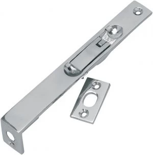 Image of Wickes Lever Action Flush Bolt - Chrome 152mm