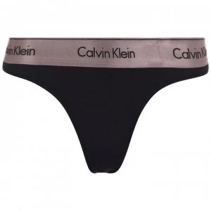 Image of Calvin Klein Metallic Thong - Rose Gold 001