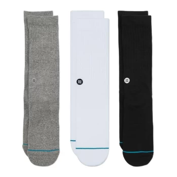 Image of Stance Stance Icon 3 Pack Socks - Multi