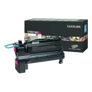 Image of Lexmark C792X1MG Magenta Laser Toner Ink Cartridge
