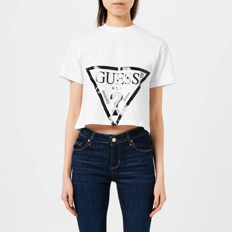 Image of Guess High Rise Skinny Jeans - Blue Blue 25 L32