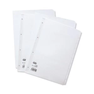 Image of Elba A4 Dividers Europunched 20 Part White Single