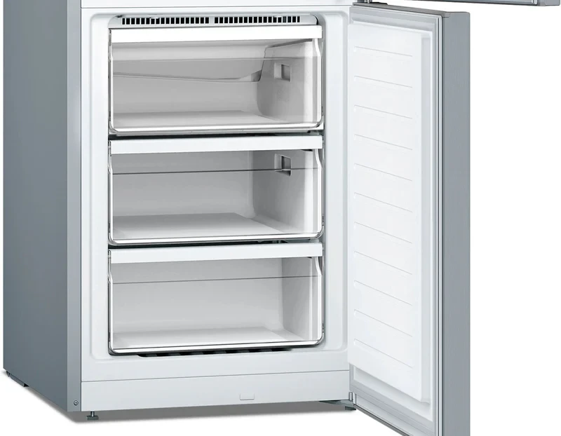 Image of Bosch Series 2 KGN33NLEBG 176cm High 50/50 Fridge Freezer - Stainless Steel look - E Rated