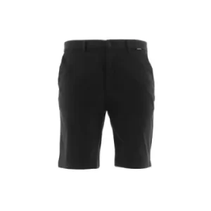 Image of Calvin Klein Black Sateen Slim Fit Shorts
