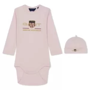 Image of Gant Bodysuit & Hat - Pink