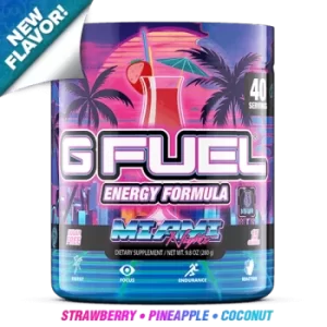 Image of G Fuel Miami Nights Tub (40 Servings) Elite Energy and Endurance Formula