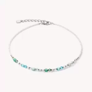 Image of Coeur De Lion Elegance Crystals Necklace Mint Green