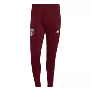 Image of adidas S o Paulo FC Condivo 22 Training Tracksuit Bottoms - Team Maroon 2