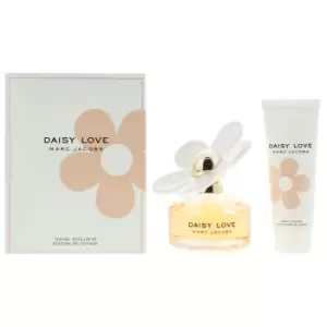 Image of Marc Jacobs Daisy Love Eau de Toilette 2 Piece Gift Set: Eau de Toilette 100ml - Body Lotion 75ml TJ Hughes