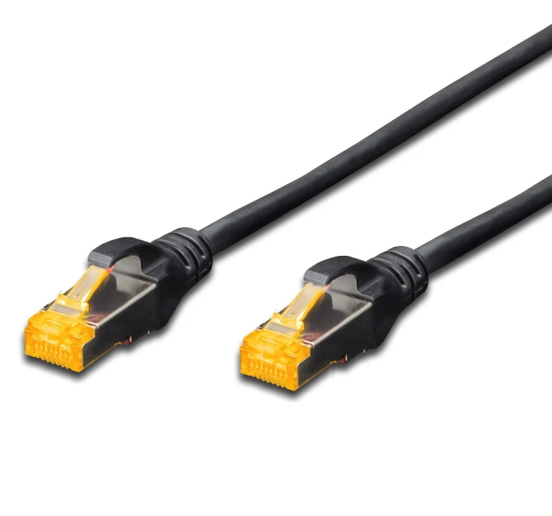 Image of FDL 0.25M CAT.6a 10GB S-FTP LSZH PATCH CABLE - BLACK