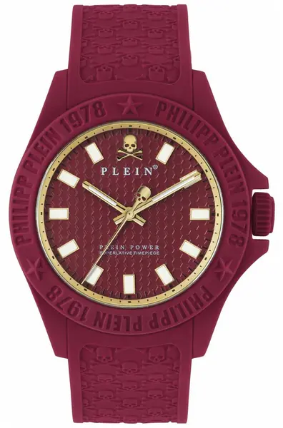 Image of Philipp Plein PWKAA0521 PLEIN POWER Hyper $Port Burgundy Watch