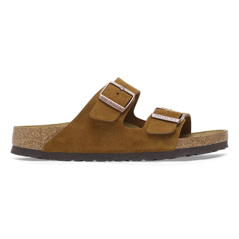 Image of Birkenstock Sandals Birkenstock Arizona Suede Leather Marron Unisex 46