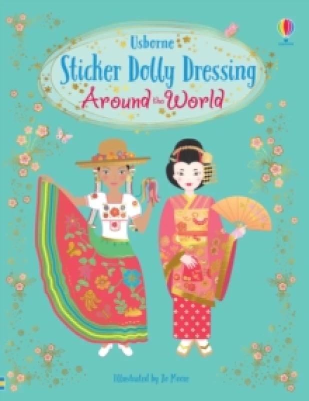 Image of Emily Bone Sticker Dolly Dressing Around the World Book Multi unisex