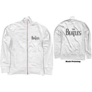 Image of The Beatles - Drop T Logo Unisex XX-Large Track Top - White