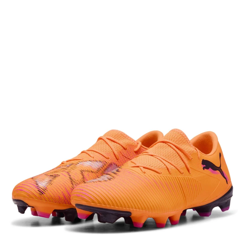 Image of Puma FUTURE 8 MATCH Artificial Ground Football Boots Orange/Black male 10 (44.5)