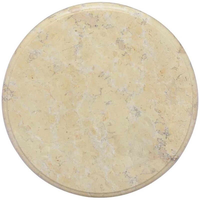 Image of VIDAXL Table Top Cream Ø40x2.5cm Marble Vidaxl 8720286301005