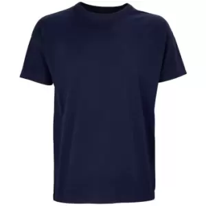 Image of SOLS Mens Boxy Organic Oversized T-Shirt (M) (French Navy)