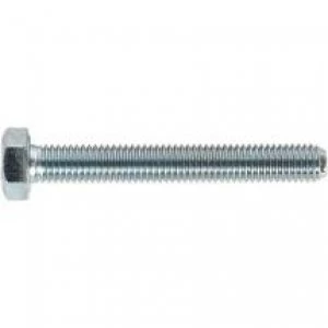 Image of Genuine SEALEY SS860 HT Setscrew M8 x 60mm 8.8 Zinc DIN 933 Pack of 50