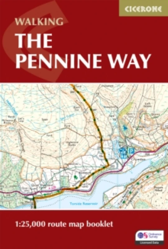 Image of Walking the Pennine Way Map Booklet : 1:25,000 OS Route Mapping Paperback / softback