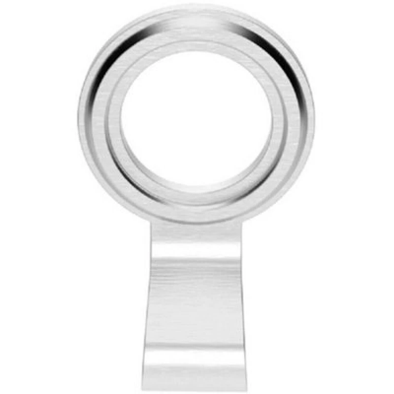 Image of Loops Large Cylinder Latch Pull Night Latch Handle 76 x 45mm Satin Chrome Multi unisex