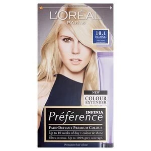 Image of Preference 10.1 Helsinki Very Light Ash Blonde Hair Dye Blonde