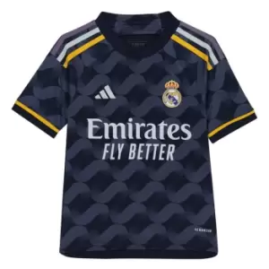 Image of adidas Real Madrid Away Shirt 2023 2024 Juniors - Blue