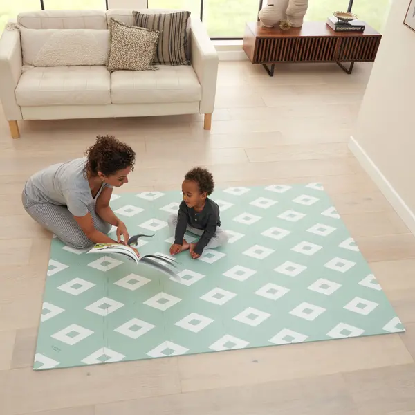 Image of Tutti Bambini Puzzle Playmat Green/White