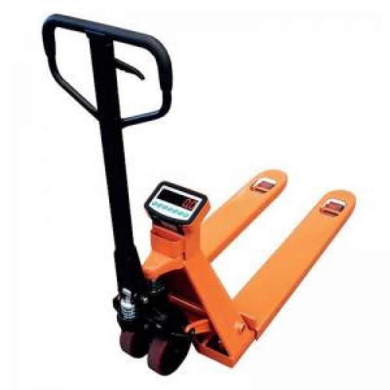 Image of ESE Direct Weighing Pallet Truck - 2000kg capacity - Fork length 1150mm - Weighs in kg and lbs - scales run on rechargeable battery 407870 Pallet Truc
