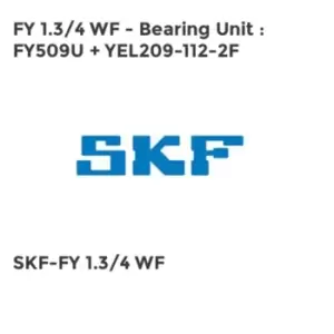 Image of FY 1.3/4 WF - Bearing Unit : FY509U + YEL209-112-2F