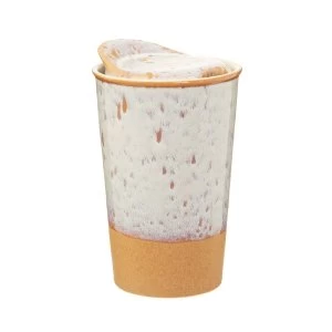 Image of Sass & Belle White Glaze Ceramic Travel Mug