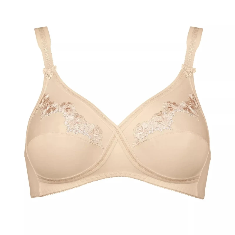 Image of Triumph Womens cotton bra Triumph Elasti Cross Beige Female 90B