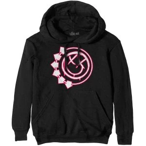 Image of Blink-182 - Six Arrow Smiley Unisex Medium Hoodie - Black