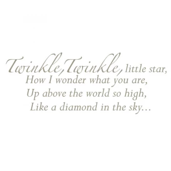 Image of Fine Decor Fine Decor Twinkle Twinkle Little Star Wall Decal