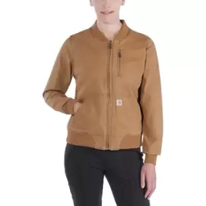 Image of Carhartt Womens 102524 Crawford Rugged Flex Mesh Bomber Jacket M - Chest 38-40' (97-102cm)