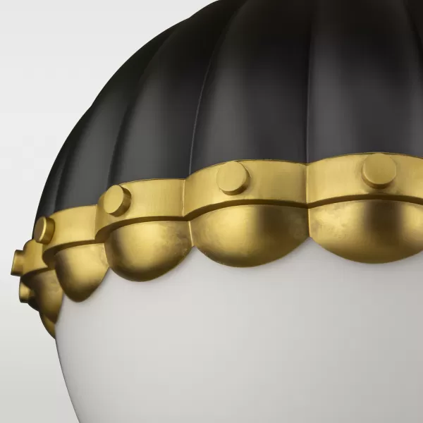 Image of Pralines 40W Light Wall Lamp Black, E27