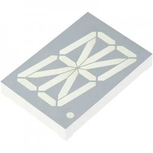 Image of Alphanumeric segment display Red 56.8mm 3.7 V No. of digits 1