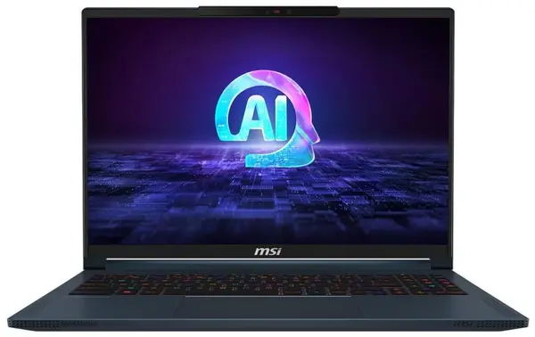 Image of MSI Stealth 16 AI Studio A1VFG-002UK Gaming Laptop, Intel Core Ultra 7 155H, 32GB DDR5, 1TB NVMe PCIe SSD, 16" QHD+ IPS 240Hz, NVIDIA GeForce RTX