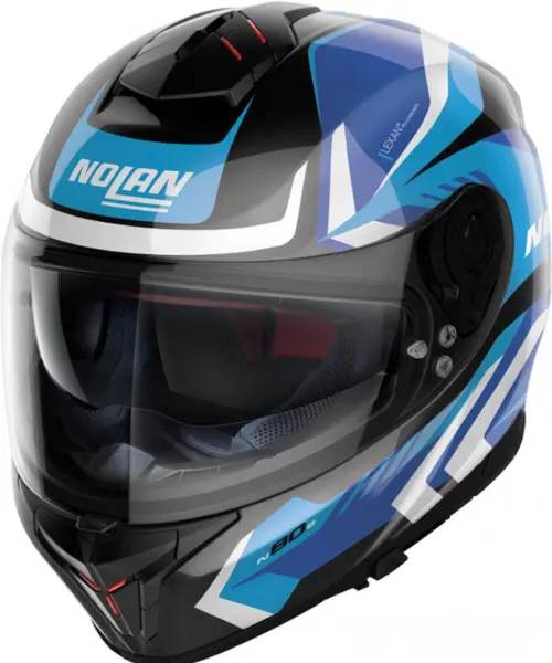 Image of Nolan N80-8 Rumble 60 Flat Black Full Face Helmet S
