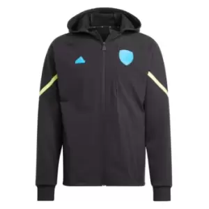 Image of 2023-2024 Arsenal D4GMD Full Zip Hoody (Black)