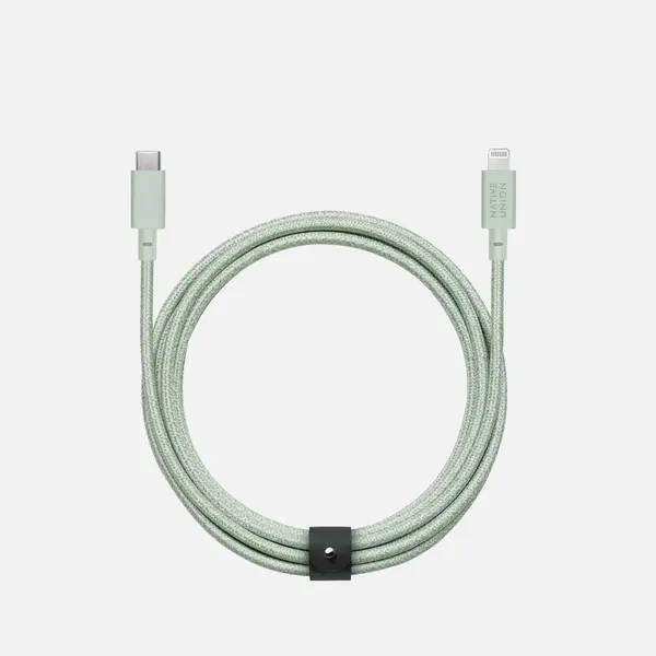 Image of Native Union Charging Belt Cable 3m - USB-C to Lightning - Sage