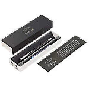 Image of Parker Fountain Pen Vector Core Standard Black Barrel Medium Blue