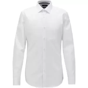 Image of Boss Jesse Poplin Shirt - White
