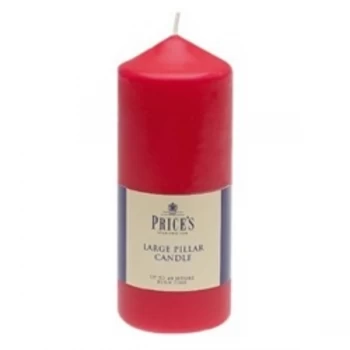 Image of Price's Candles 6" Pillar Candle Red